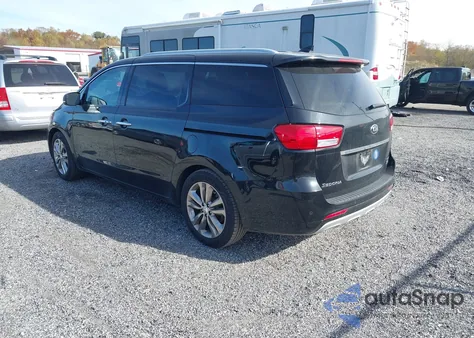 2016 Kia Sedona Sx Luxury z USA, uszkodzony, nr VIN KNDME5C11G6156883